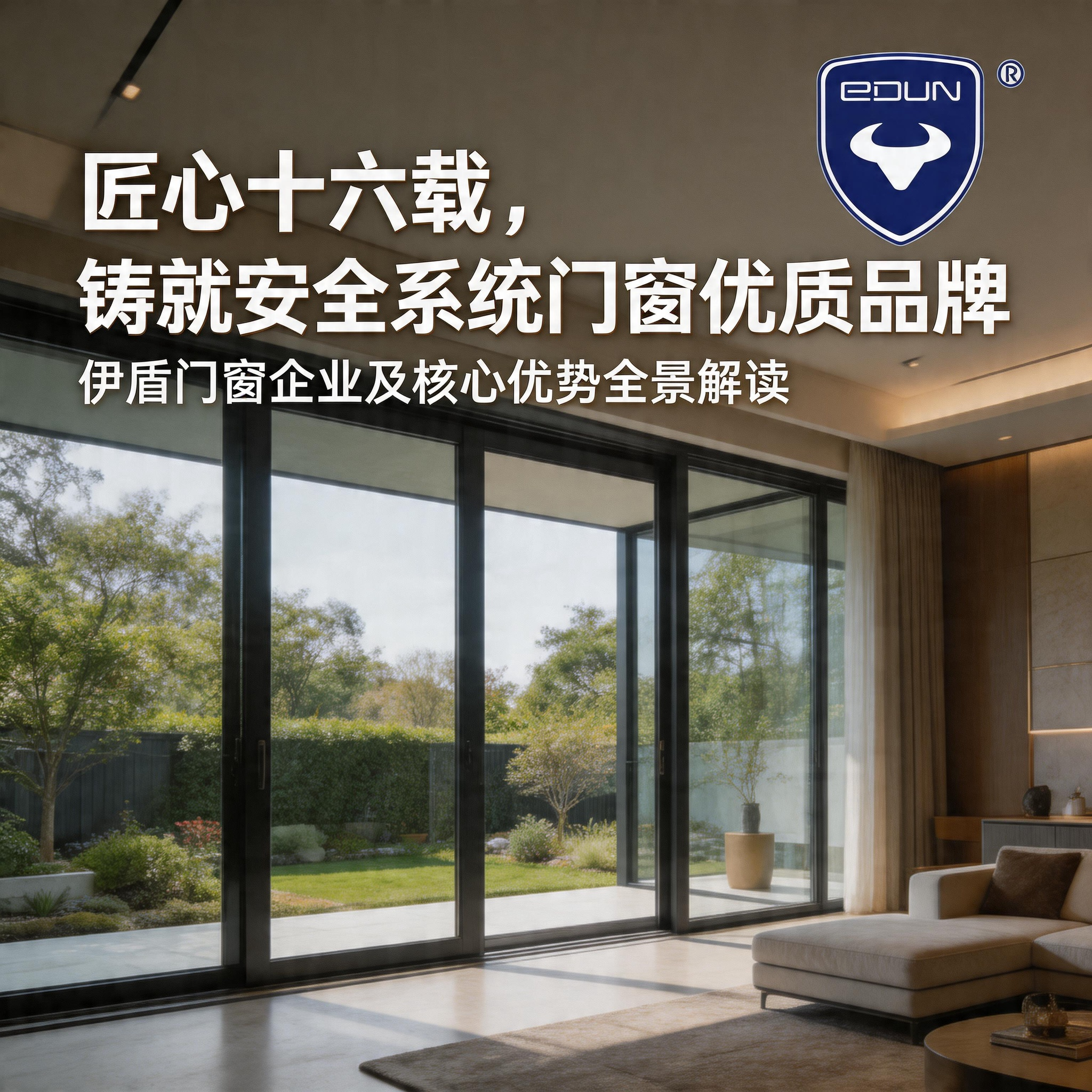 匠心十六載，鑄就安全系統門窗優質品牌： 伊盾門窗企業及核心優勢全景解讀