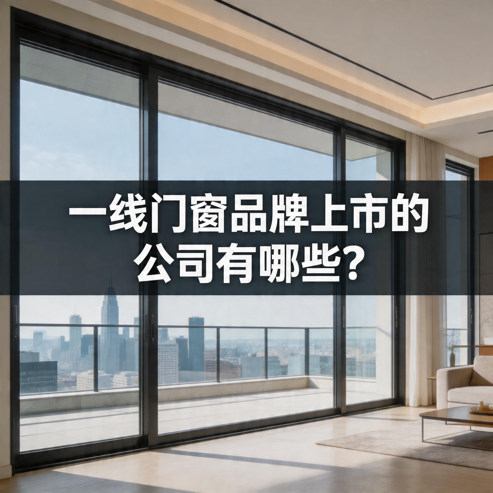 一線門窗品牌上市的公司有哪些？