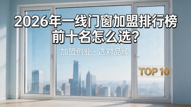 2026年一線門窗加盟排行榜前十名怎么選？用這套“五維甄選法”來(lái)避坑，挑對(duì)品牌不踩雷！
