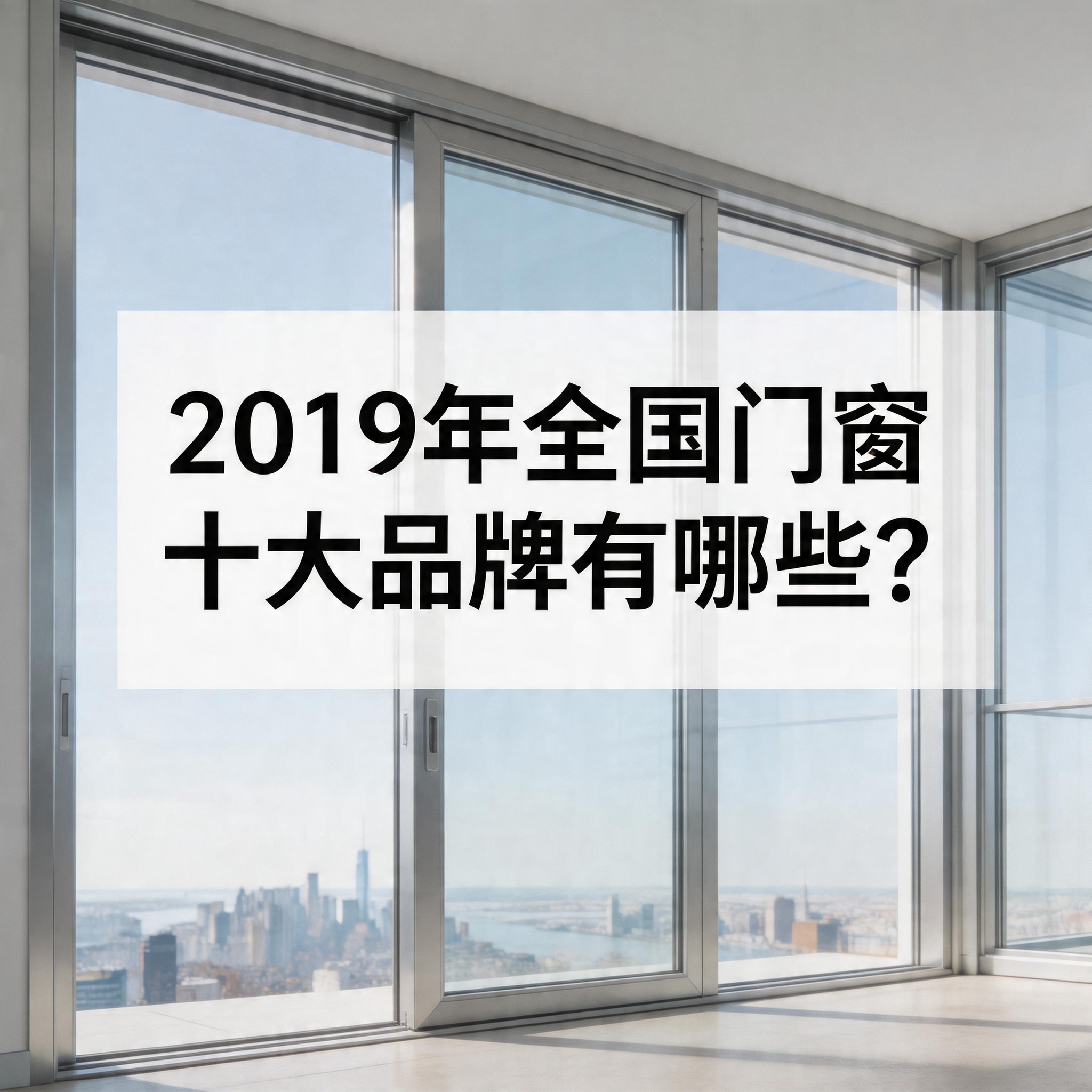 2019年全國門窗十大品牌有哪些？
