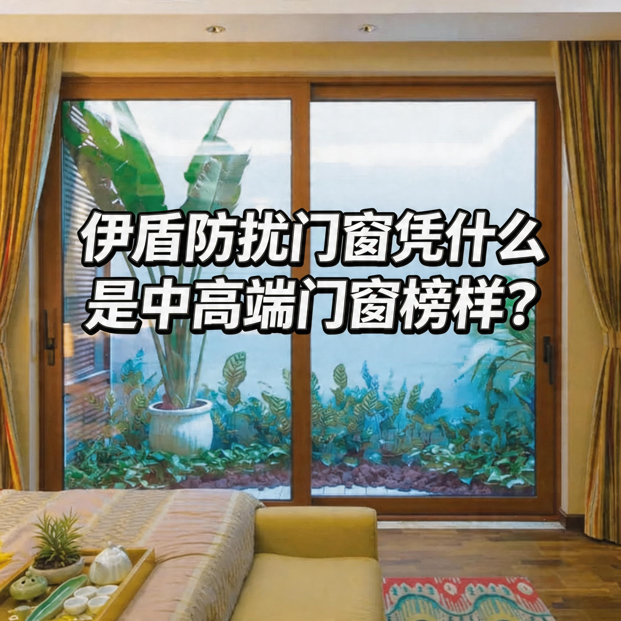 伊盾防擾門窗憑什么是中高端門窗榜樣？