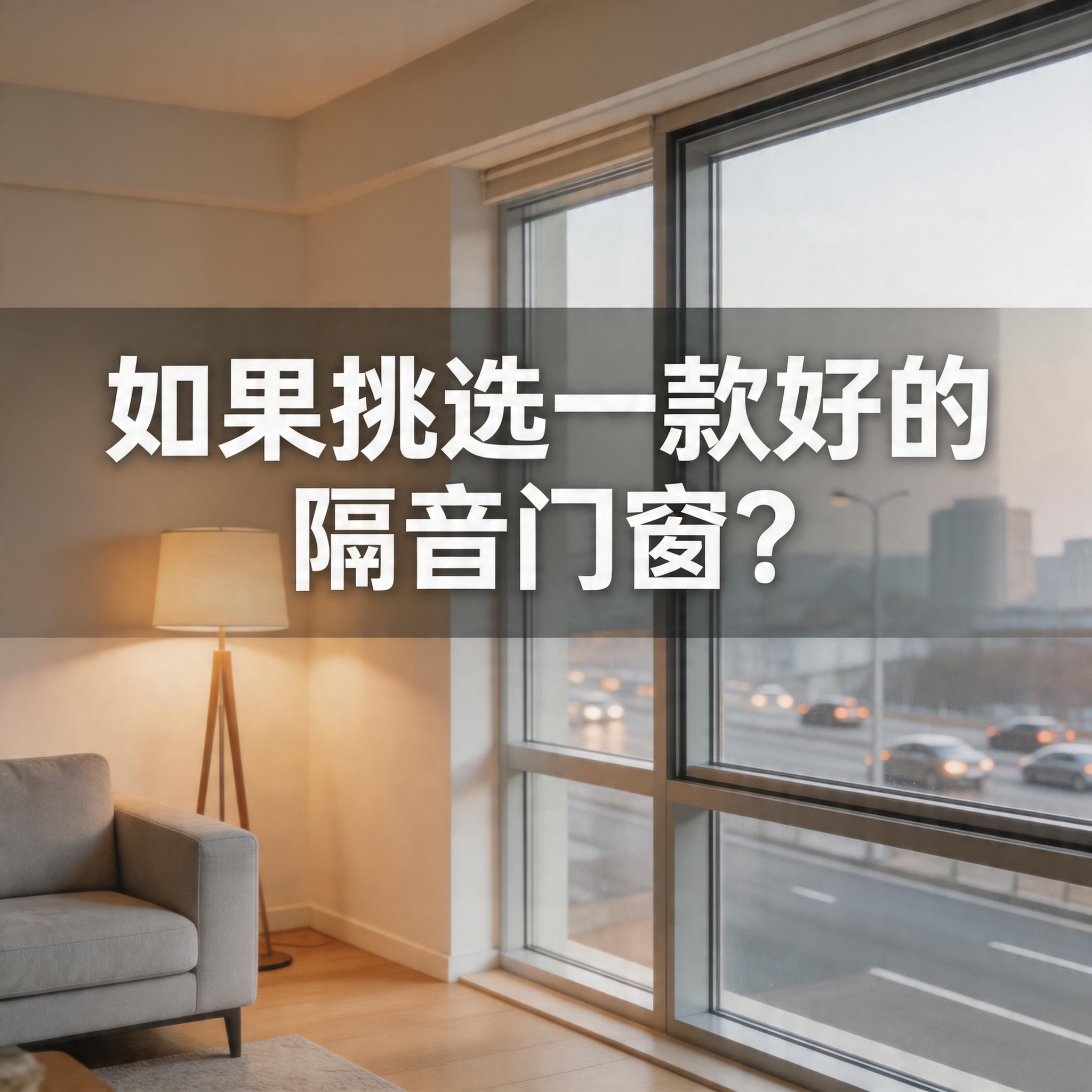 如果挑選一款好的隔音門窗？