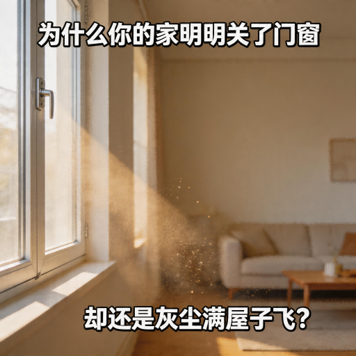 為什么你的家明明關了門窗，卻還是灰塵滿屋子飛？