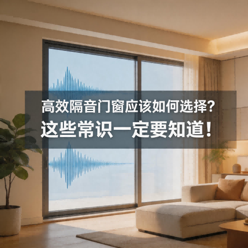 高效隔音門窗應該如何選擇？這些常識一定要知道！