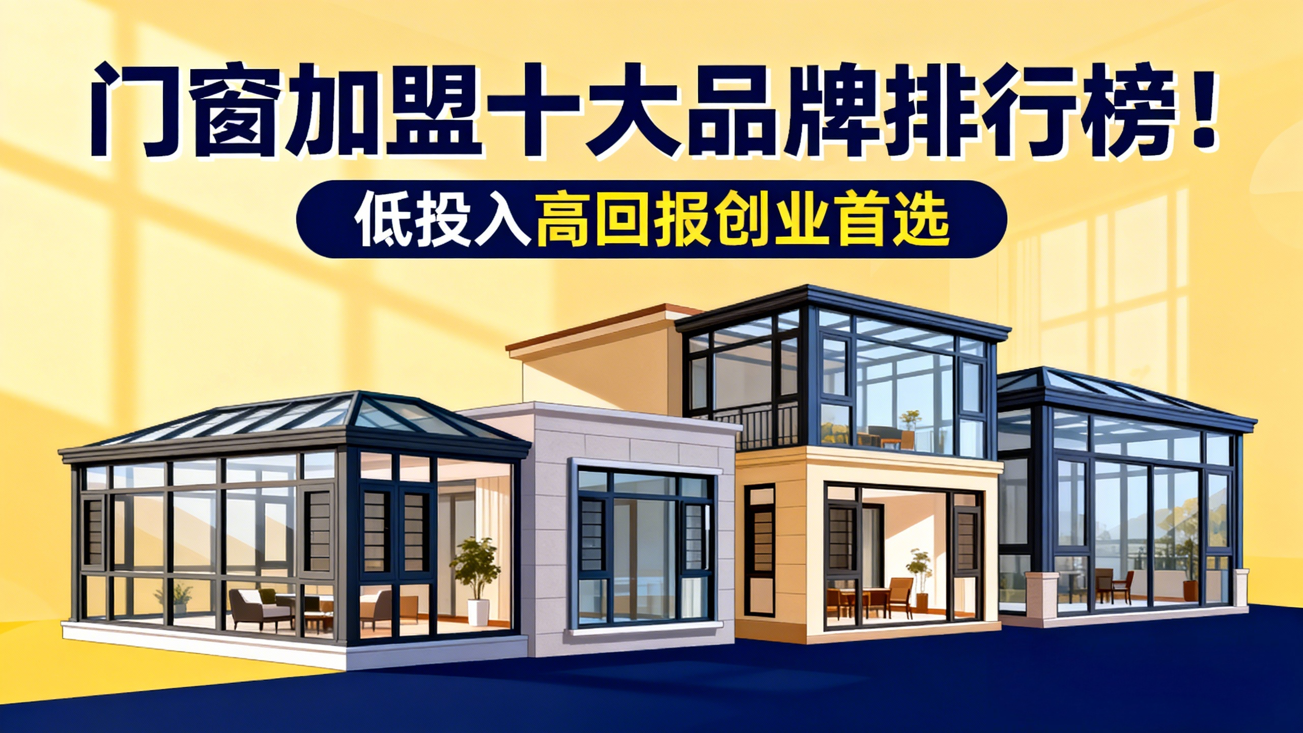 門窗加盟十大品牌排行榜！低投入高回報創業首選