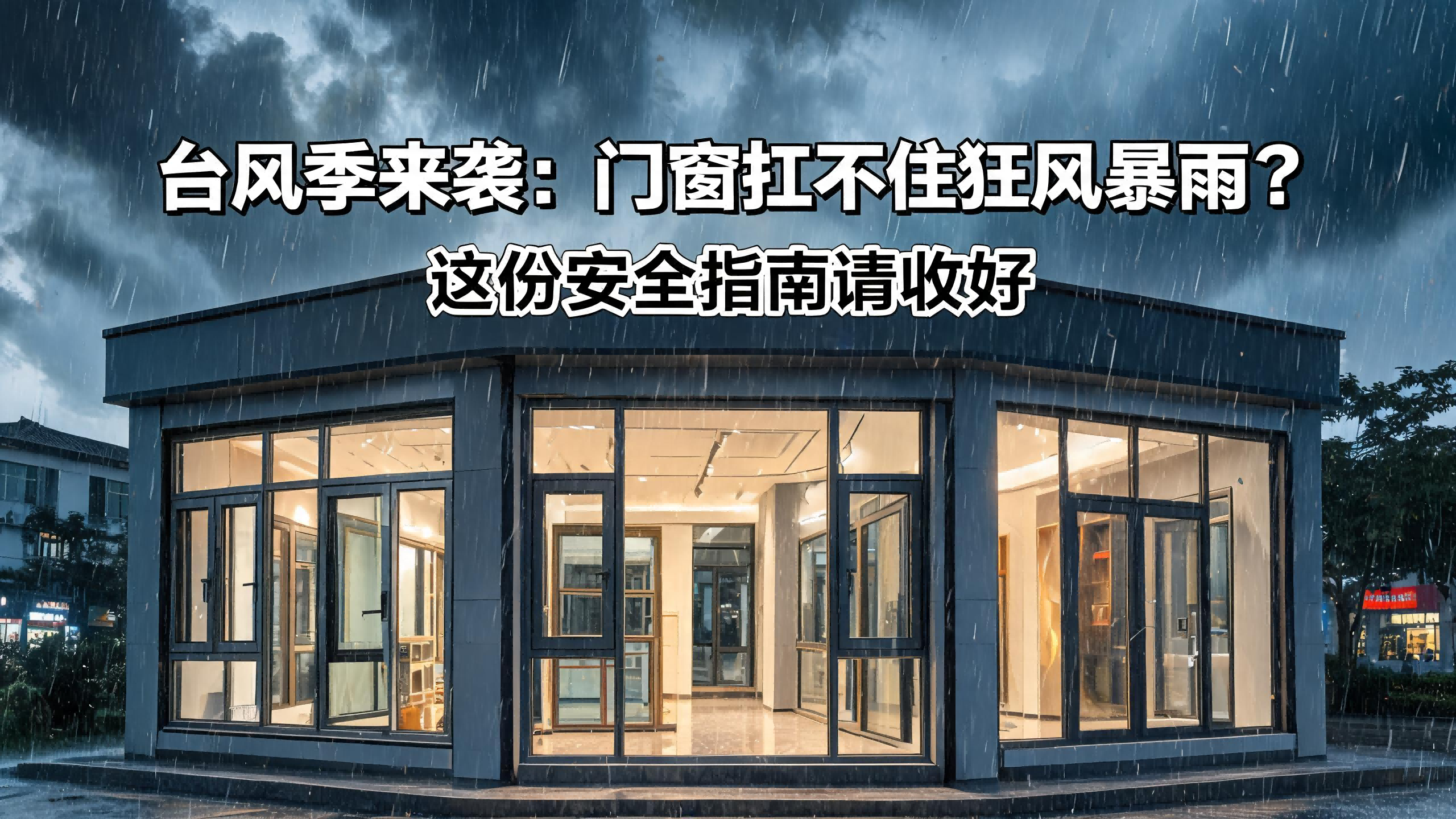 臺(tái)風(fēng)季來(lái)襲：門窗扛不住狂風(fēng)暴雨？這份安全指南請(qǐng)收好