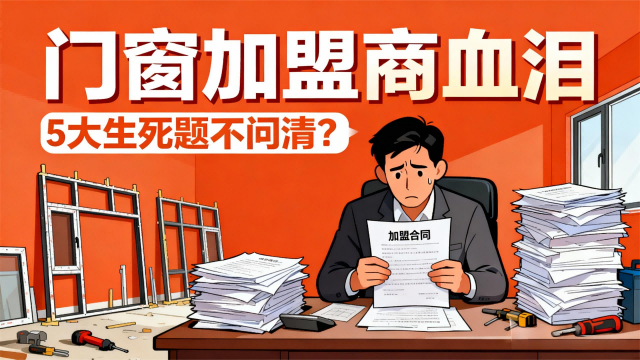 門窗加盟商血淚：5大生死題不問清？