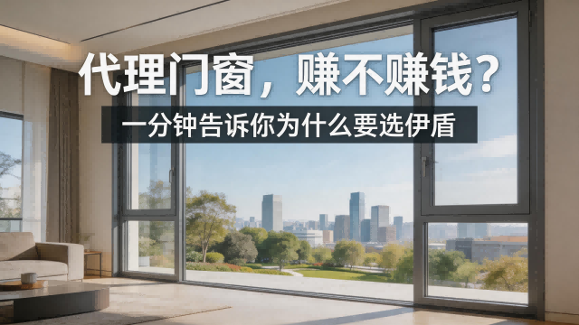 代理門窗，賺不賺錢？一分鐘告訴你為什么要選伊盾